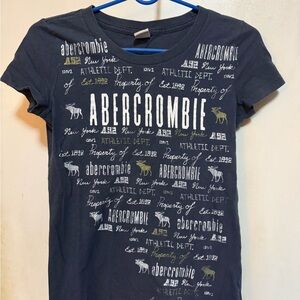 Abercrombie & Fitch Dark Blue Tee